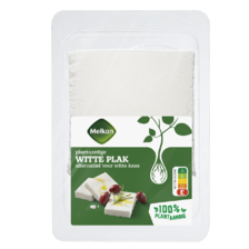 Melkan plantaardige witte plak